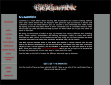 Tablet Screenshot of gggamble.com